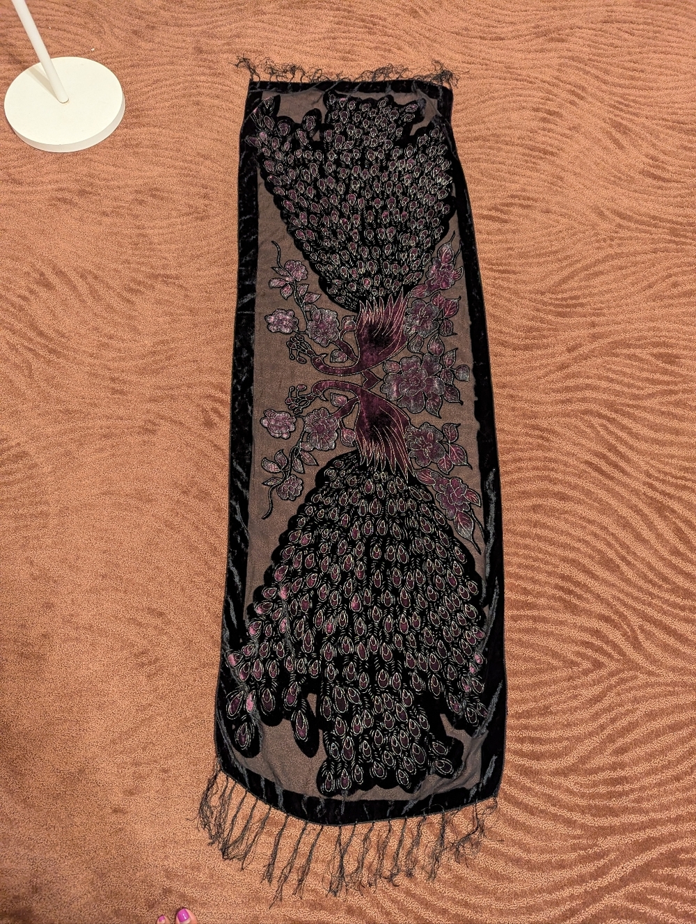 Peacock Scarf/Wrap